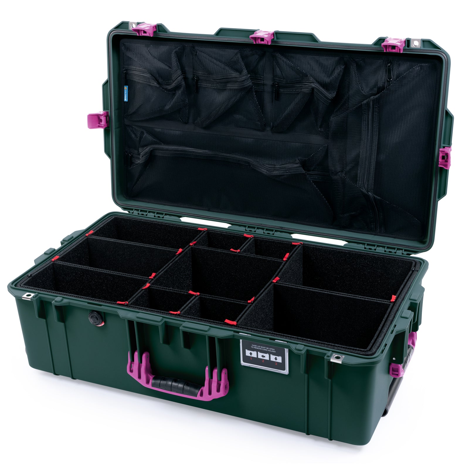 Pelican 1615 Air Case - Trekking Green & Magenta