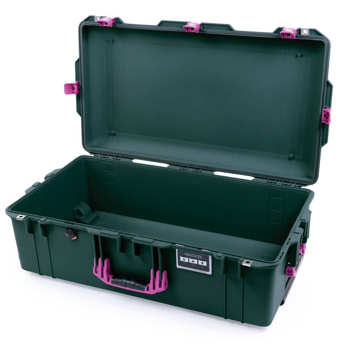 Pelican 1615 Air Case - Trekking Green &amp; Magenta Trolley
