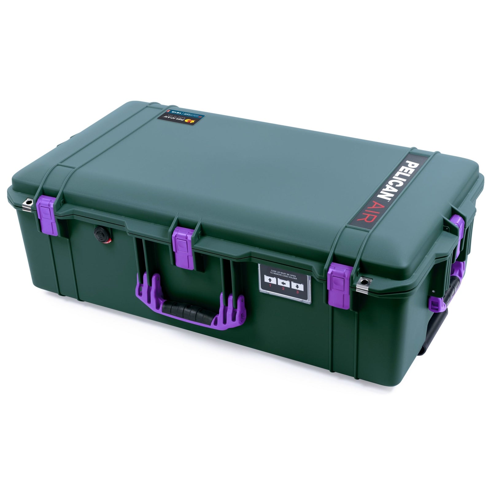 Pelican 1615 Air Case - Trekking Green & Purple - Empty