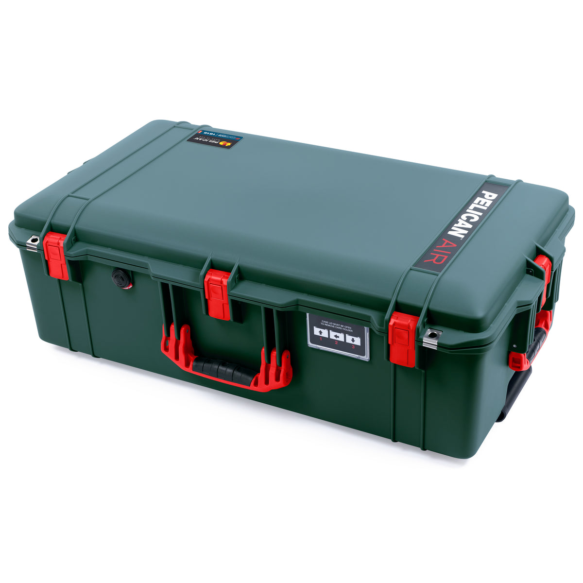 Pelican 1615 Air Case - Trekking Green &amp; Red