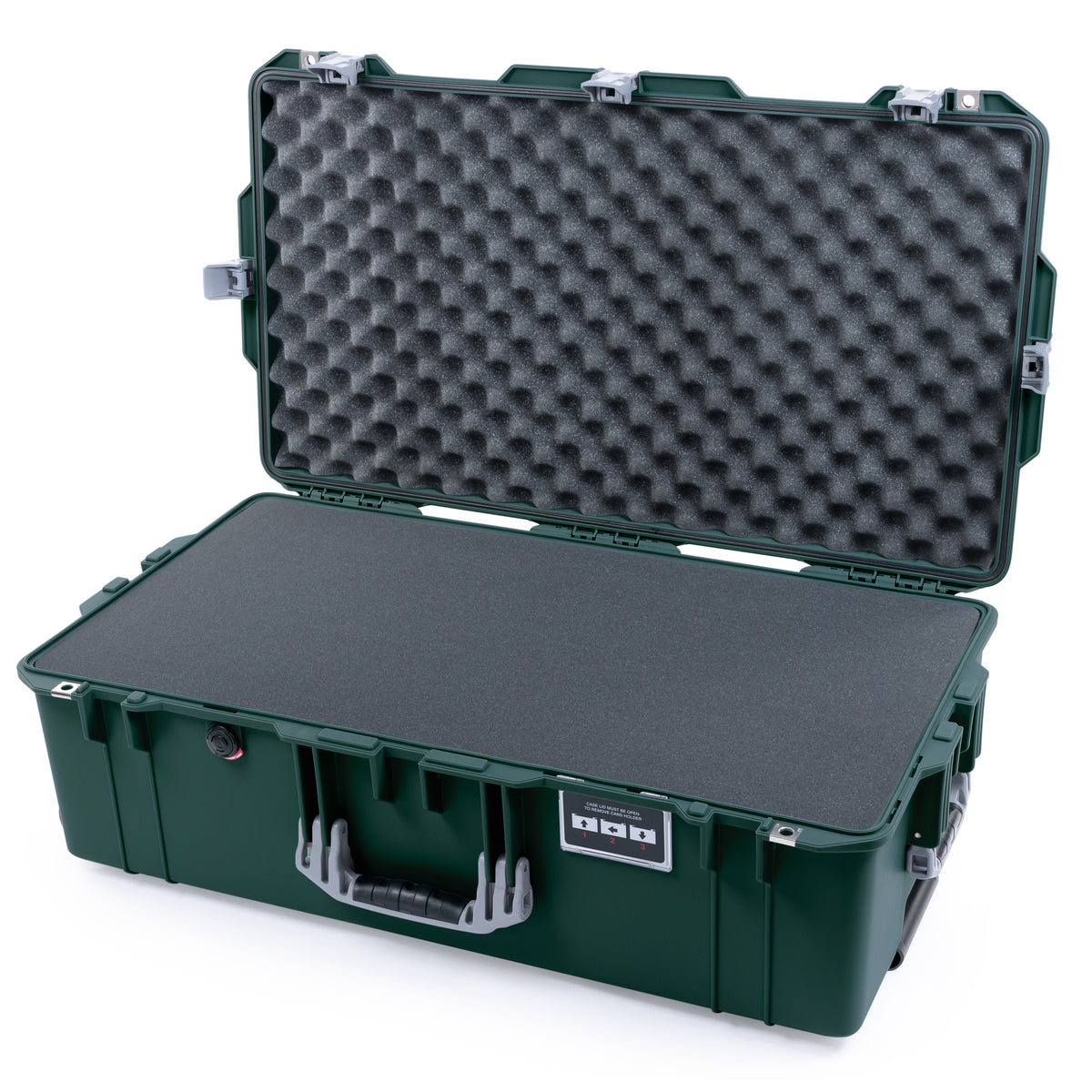 Pelican 1615 Air Case - Trekking Green &amp; Silver