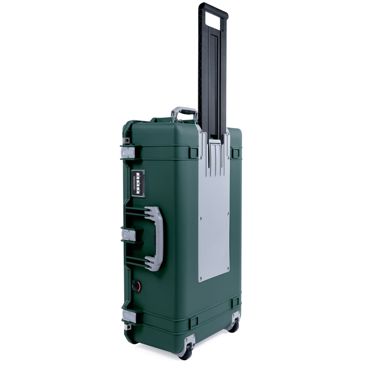 Pelican 1615 Air Case - Trekking Green &amp; Silver Trolley