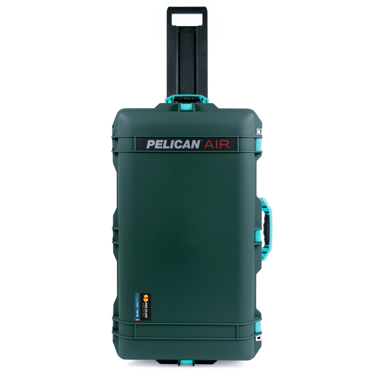Pelican 1615 Air Case - Trekking Green &amp; Teal Trolley