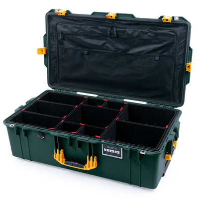 Pelican 1615 Air Case - Trekking Green & Yellow Trolley
