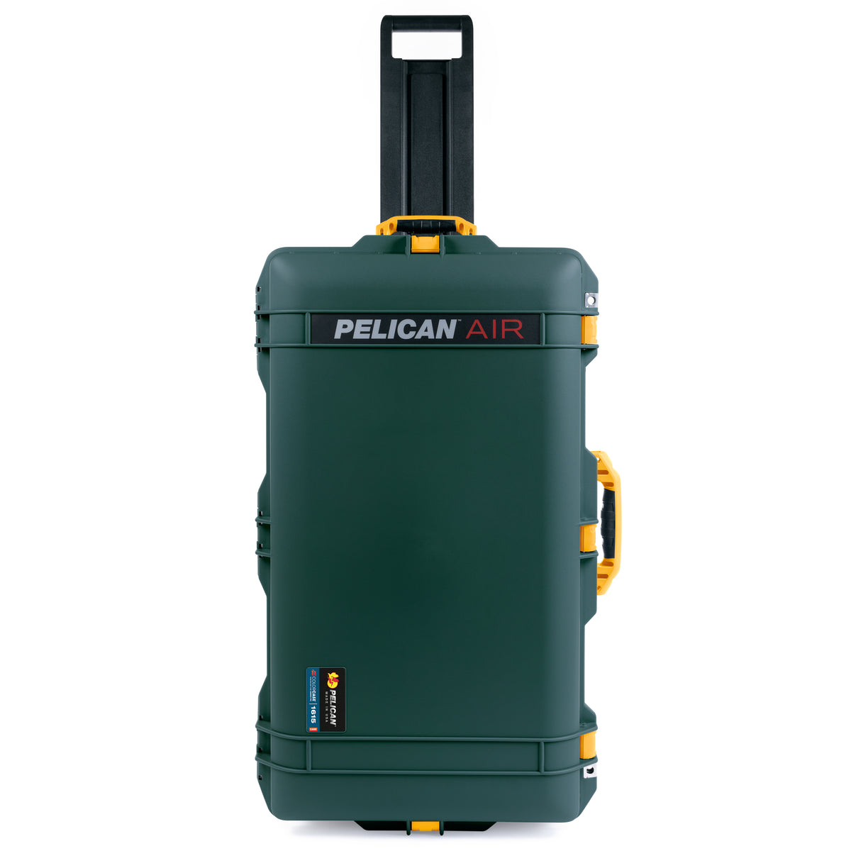 Pelican 1615 Air Case - Trekking Green &amp; Yellow