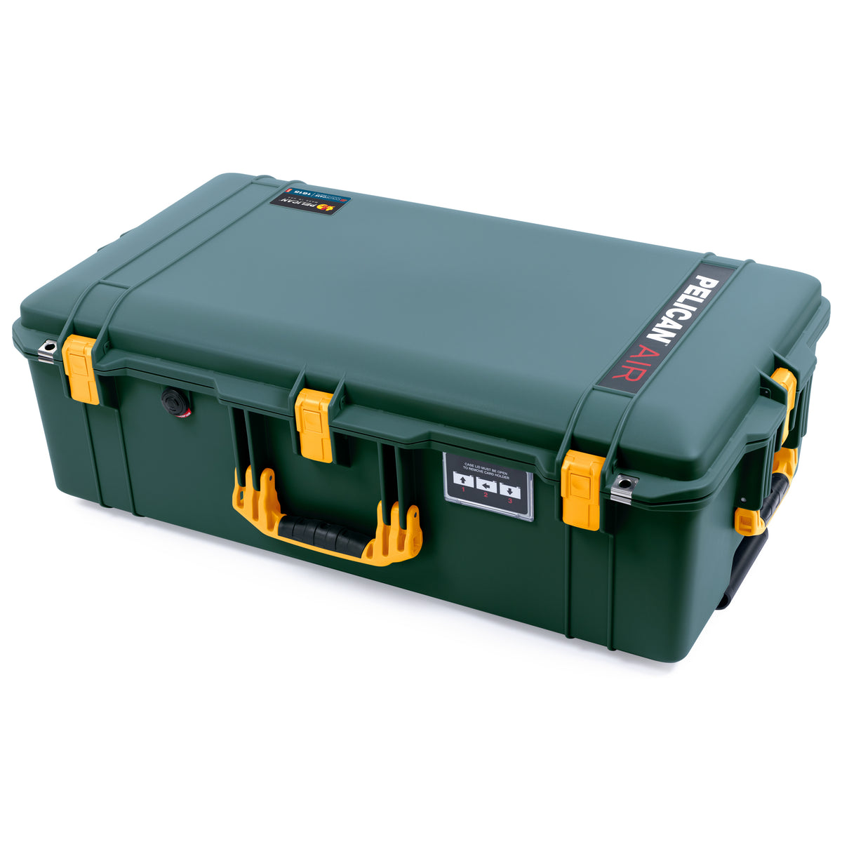 Pelican 1615 Air Case - Trekking Green &amp; Yellow
