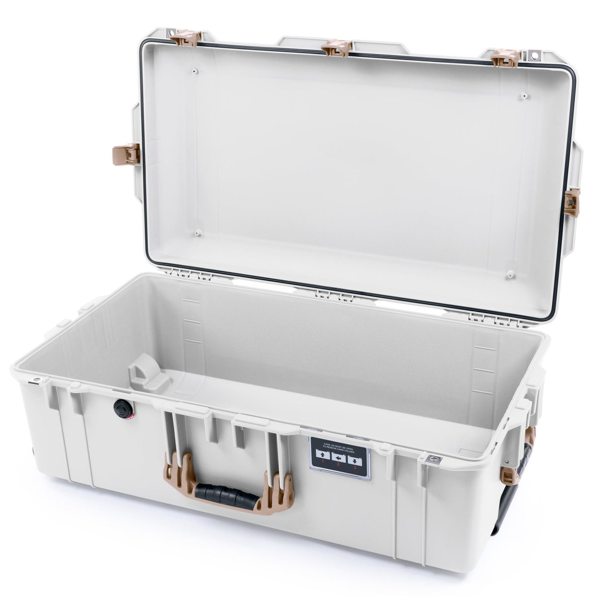 Pelican 1615 Air Case - Whiteout & Desert Tan Trolley - Empty