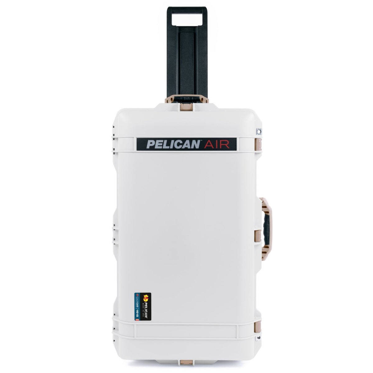 Pelican 1615 Air Case - Whiteout & Desert Tan Trolley - Empty