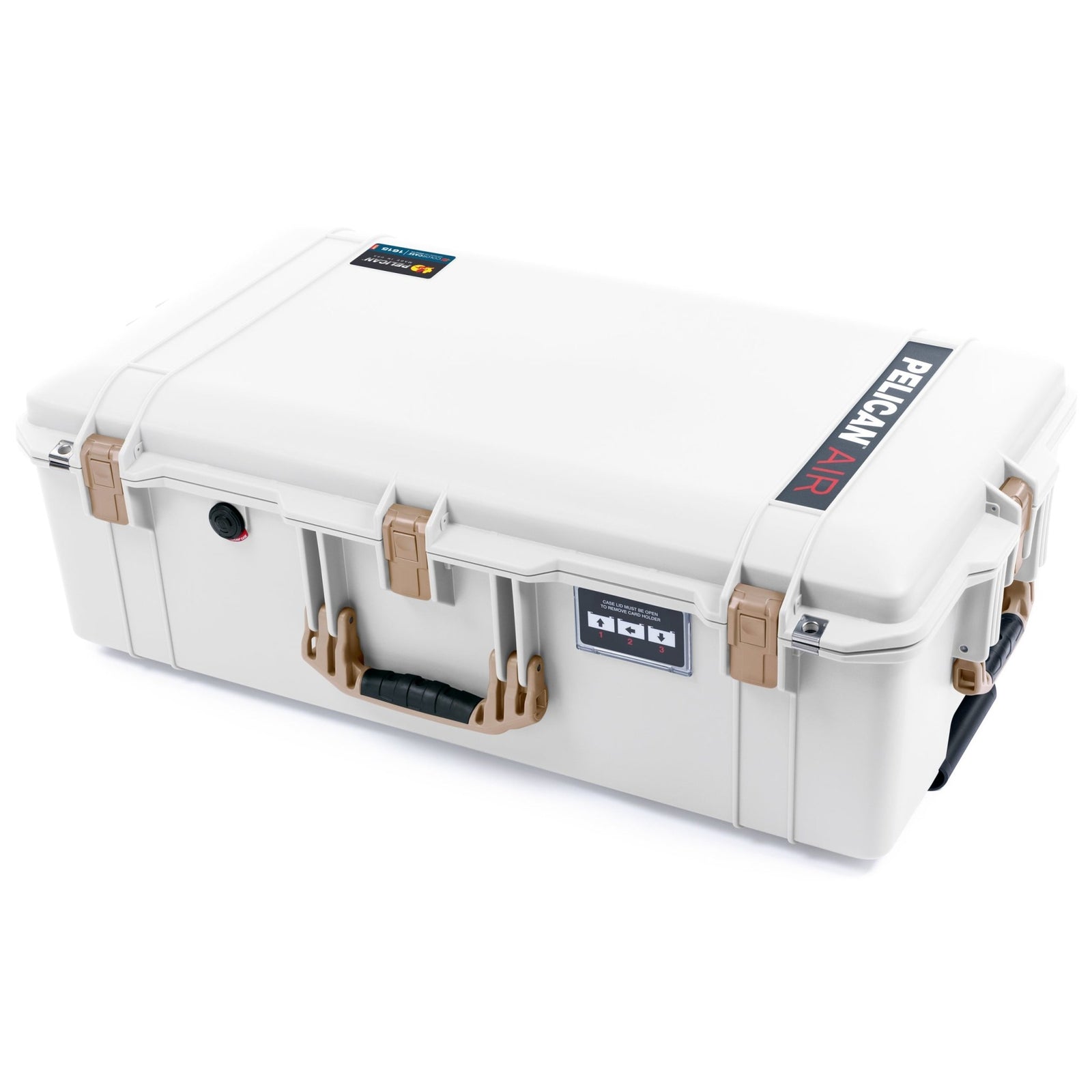 Pelican 1615 Air Case - Whiteout & Desert Tan Trolley - Empty