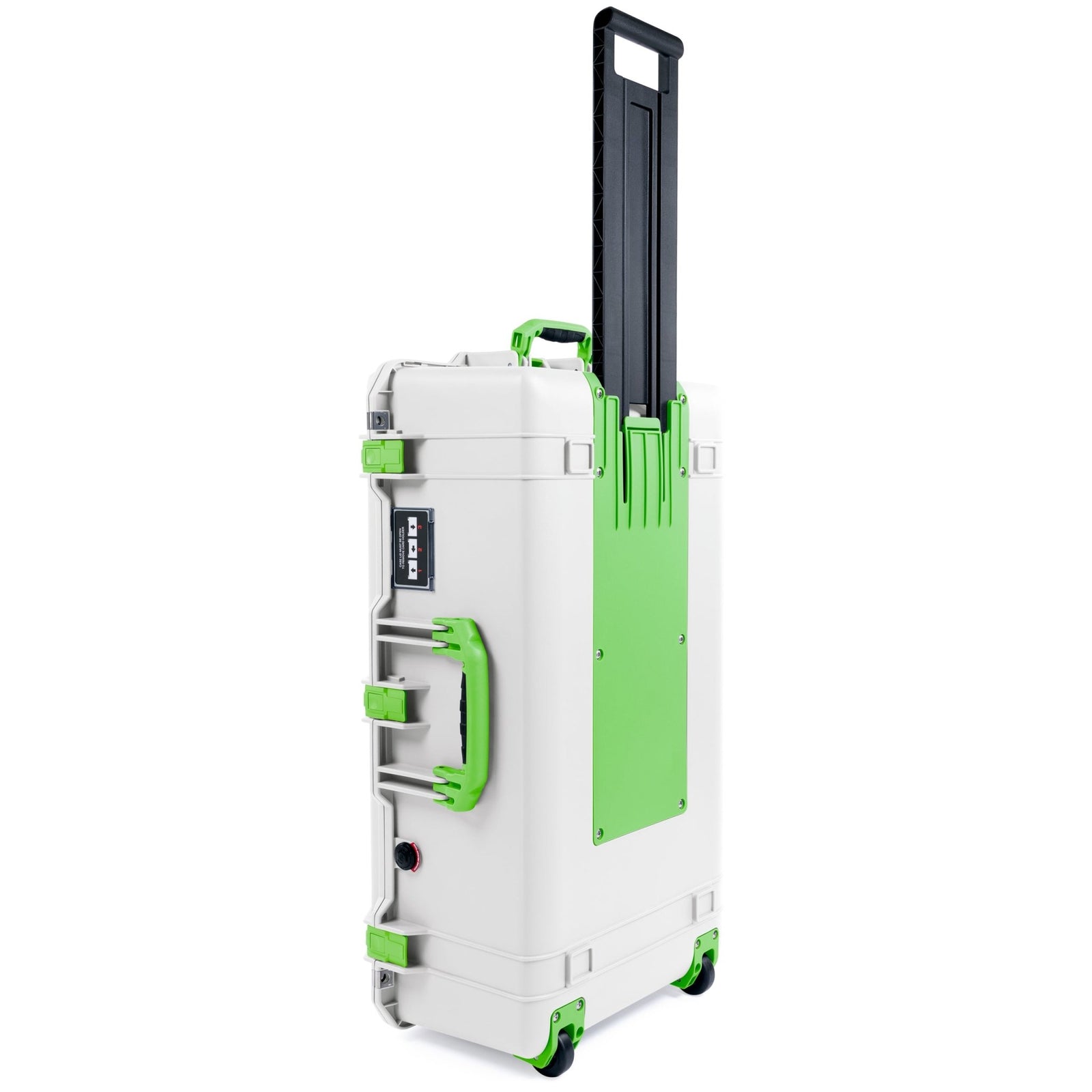 Pelican 1615 Air Case - Whiteout & Lime Green Trolley - Empty