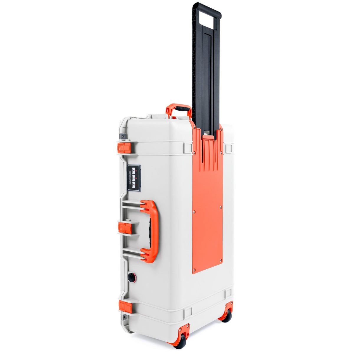 Pelican 1615 Air Case - Whiteout &amp; Orange Trolley - Empty