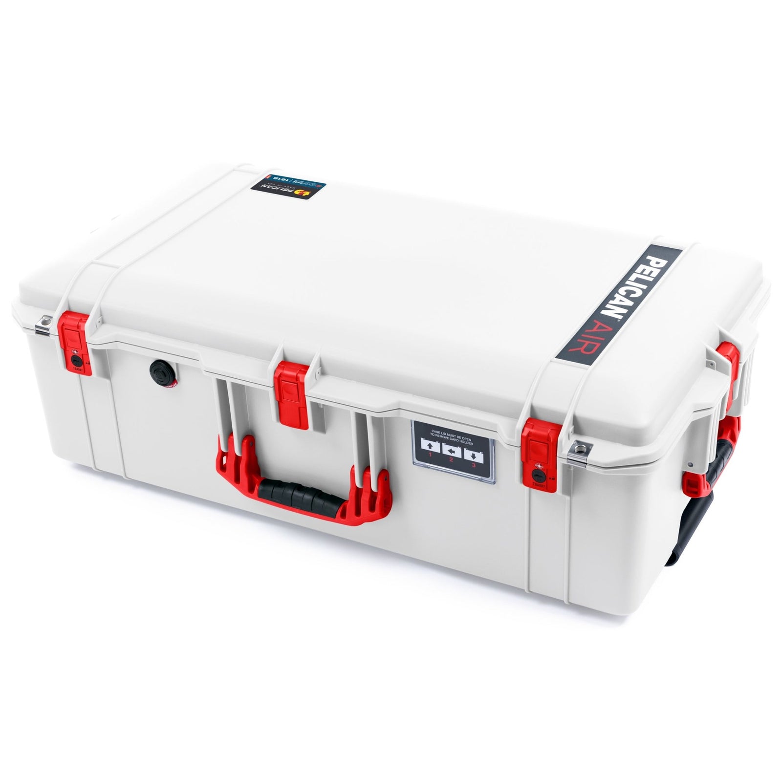 Pelican 1615 Air Case - Whiteout & Red TSA Latches - Empty