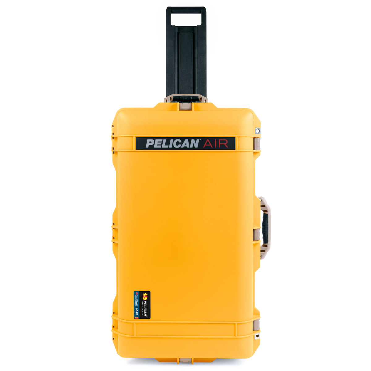 Pelican 1615 Air Case - Yellow &amp; Desert Tan