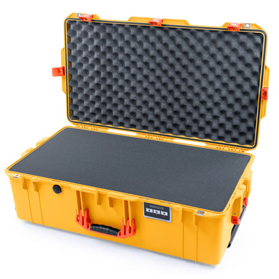 Pelican 1615 Air Case - Yellow & Orange Trolley