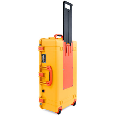 Pelican 1615 Air Case - Yellow & Orange Trolley