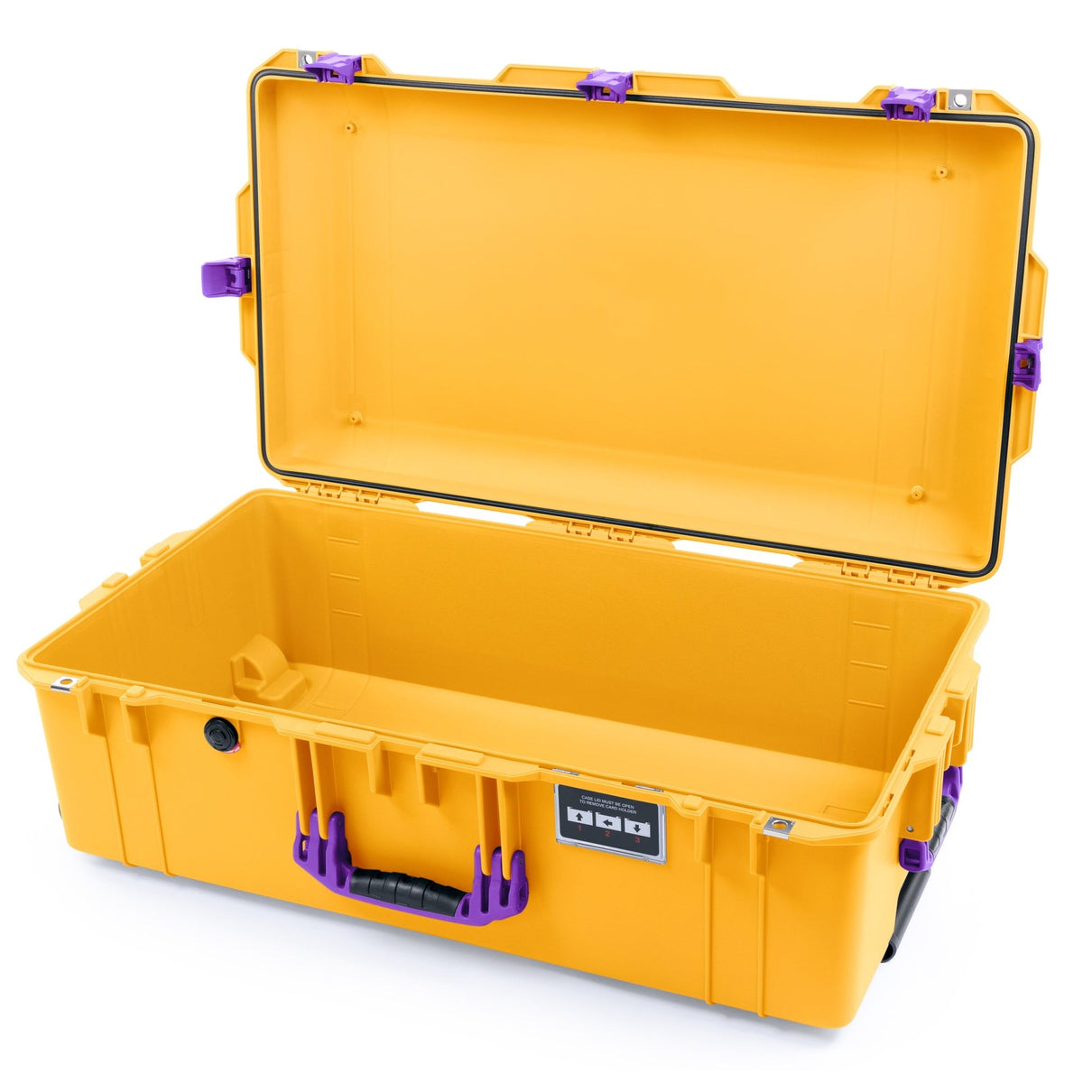 Pelican 1615 Air Case - Yellow & Purple - Empty
