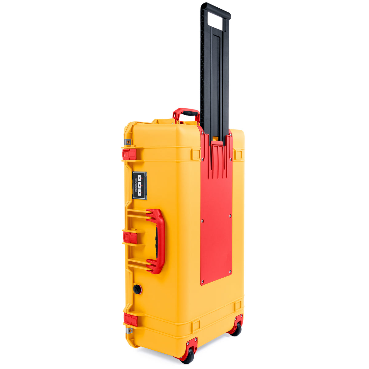 Pelican 1615 Air Case - Yellow &amp; Red Trolley