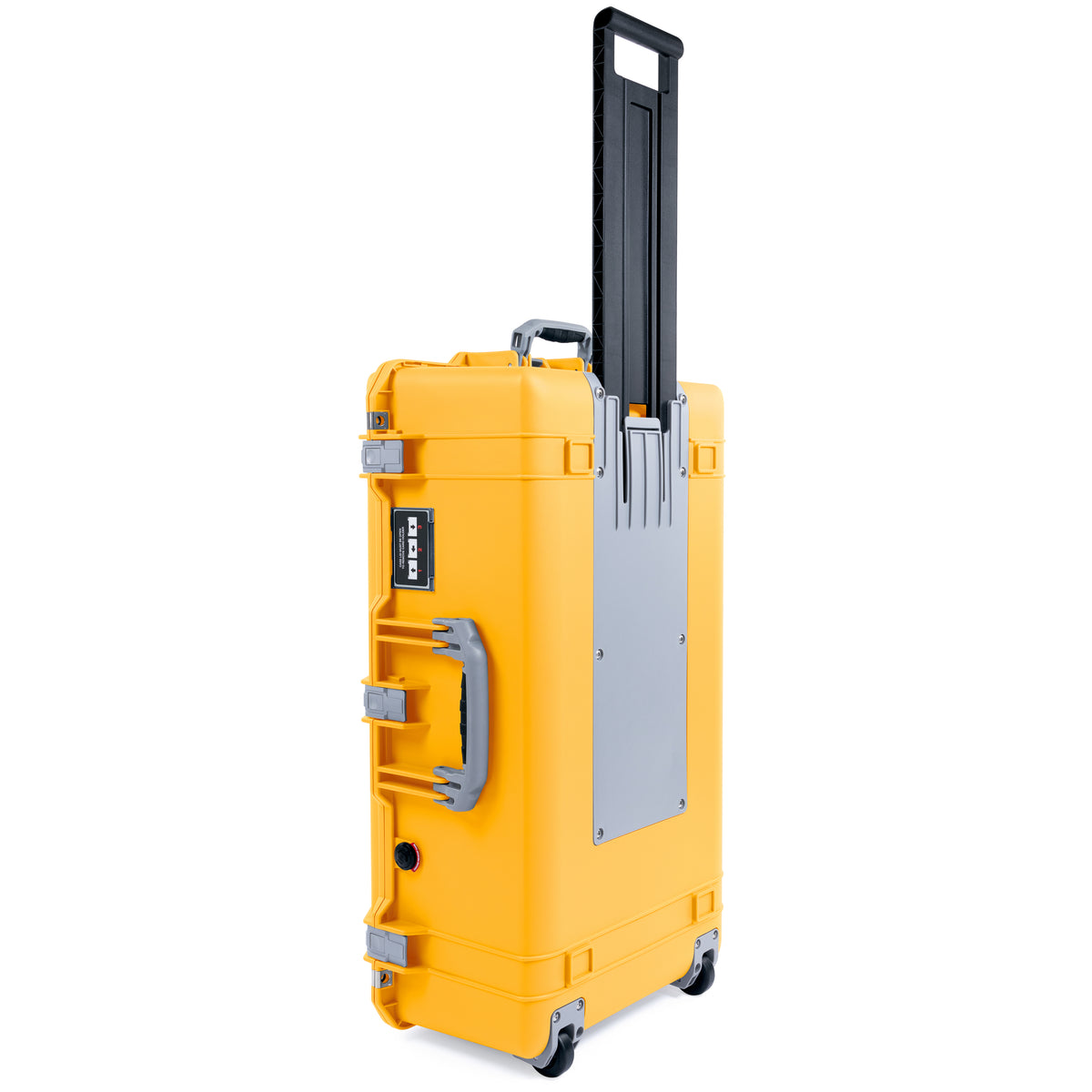 Pelican 1615 Air Case - Yellow &amp; Silver Trolley