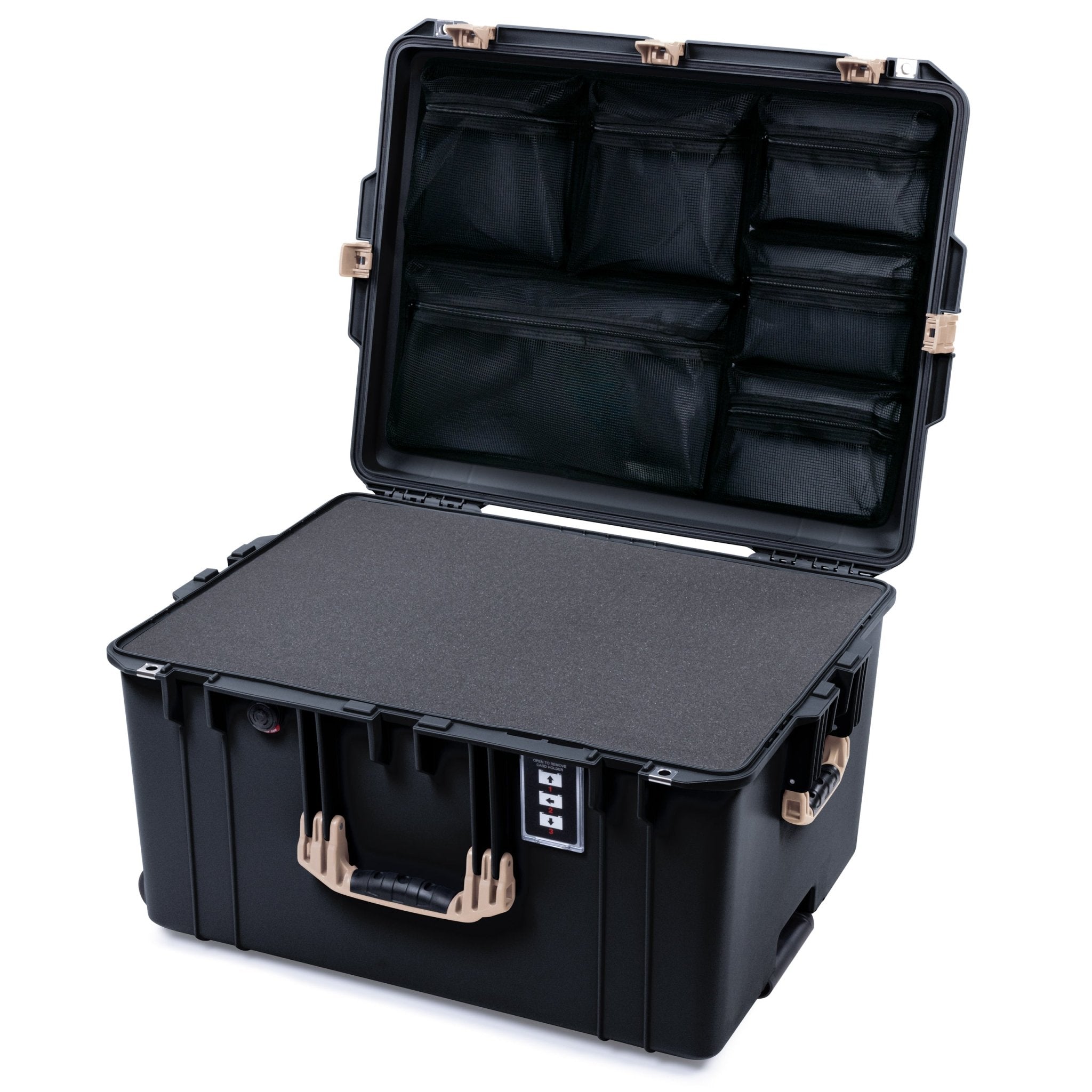 Pelican 1637 Air Case - Black & Desert Tan - ColorCase