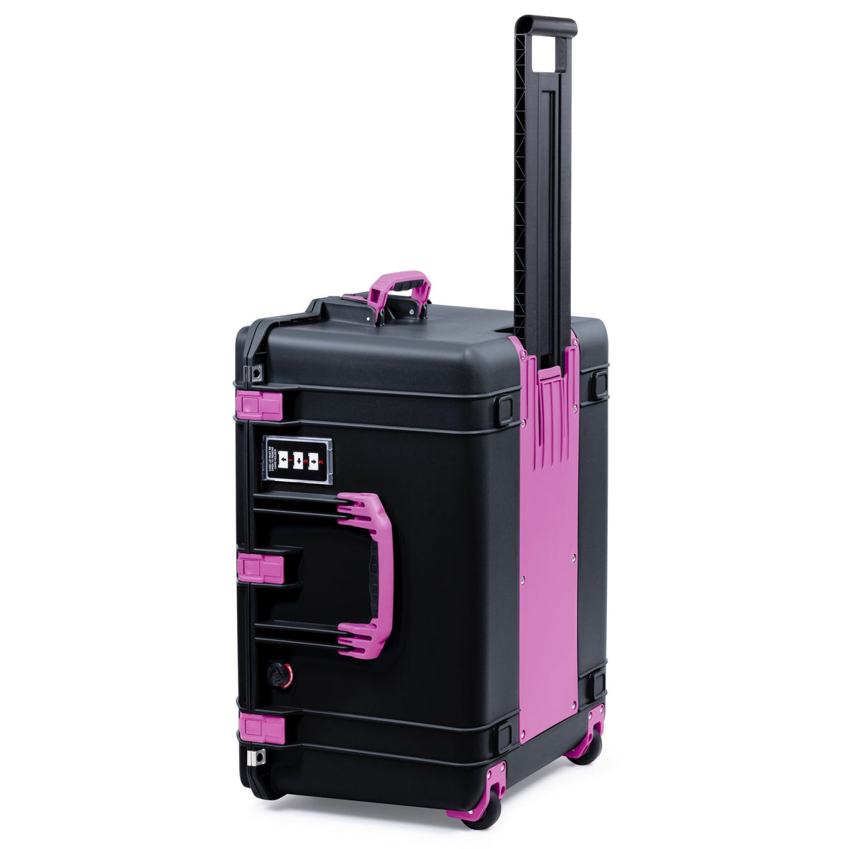Pelican 1637 Air Case - Black &amp; Magenta Trolley - Empty (Case Only)