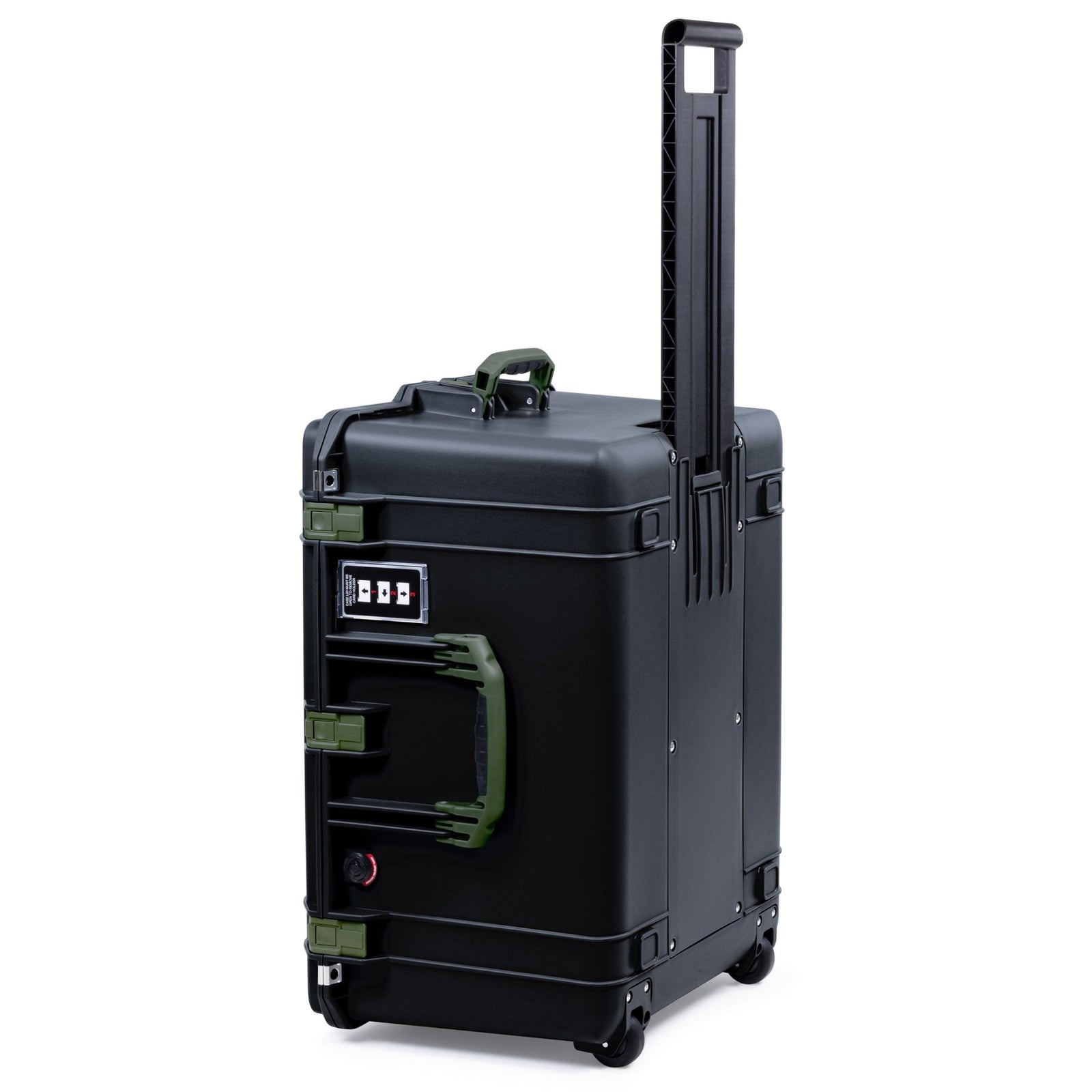 Pelican 1637 Air Case - Black & OD Green - Pick & Pluck Foam / Convolute Lid Foam