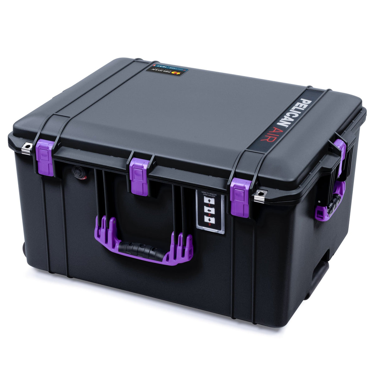 Pelican 1637 Air Case - Black &amp; Purple - Empty (Case Only)