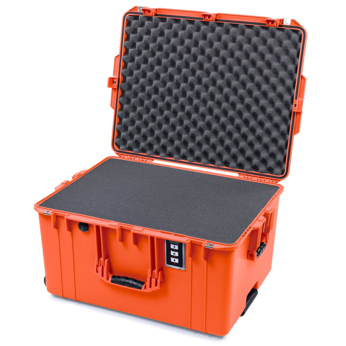 Pelican 1637 Air Case - Orange - Pick &amp; Pluck Foam / Convolute Lid Foam