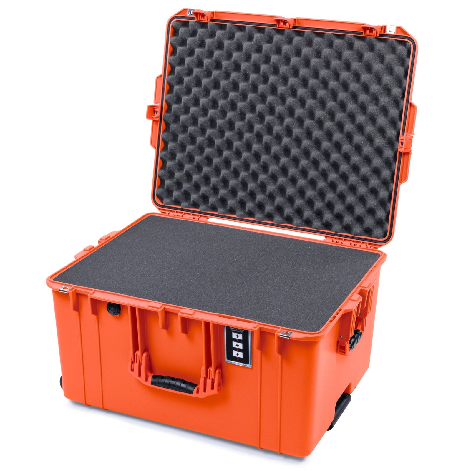 Pelican 1637 Air Case - Orange - Pick & Pluck Foam / Convolute Lid Foam