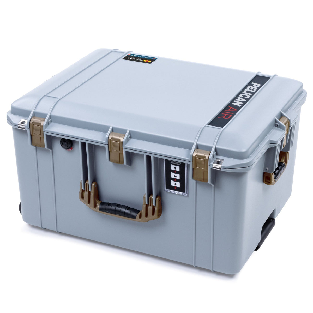 Pelican 1637 Air Case - Silver &amp; Dark Desert Dirt - Empty (Case Only)