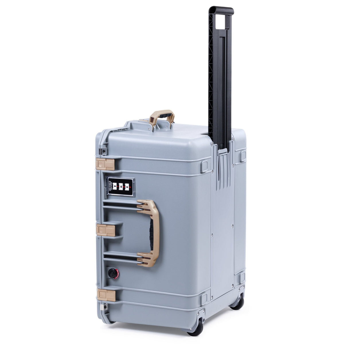 Pelican 1637 Air Case - Silver &amp; Desert Tan - Empty (Case Only)