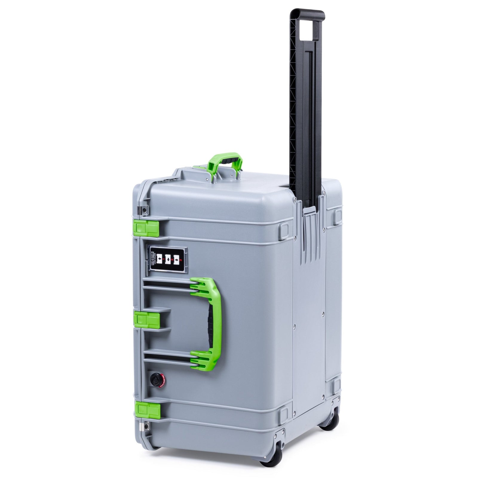 Pelican 1637 Air Case - Silver & Lime Green - Empty (Case Only)