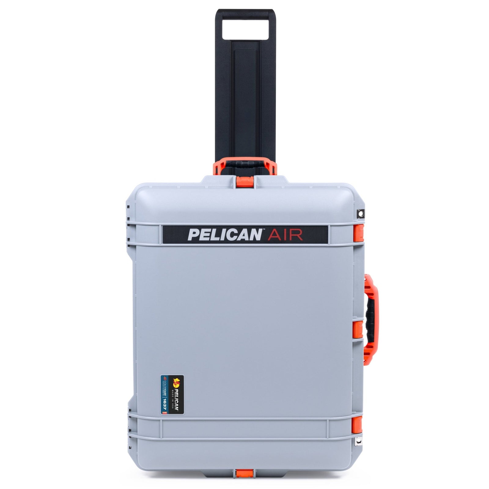 Pelican 1637 Air Case - Silver & Orange - Empty (Case Only)