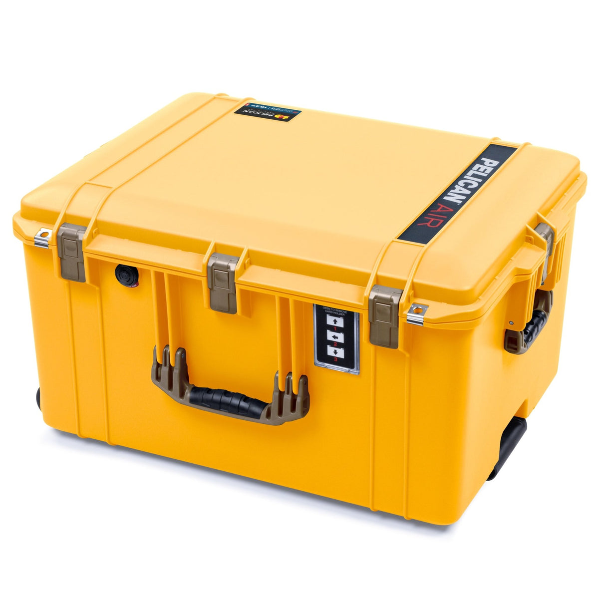 Pelican 1637 Air Case - Yellow &amp; Dark Desert Dirt - Empty (Case Only)