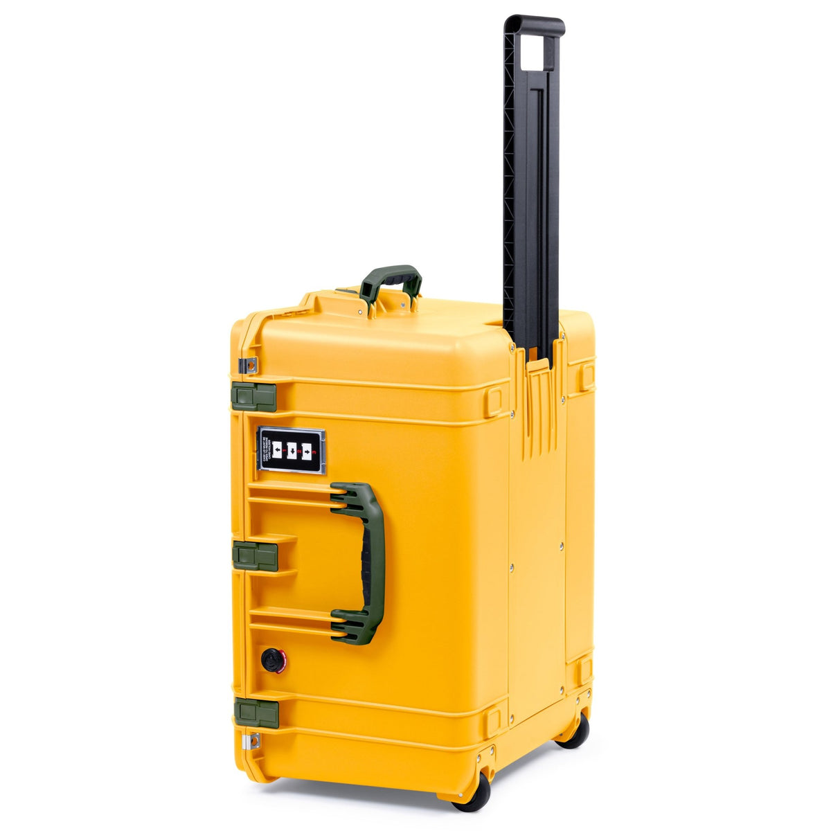 Pelican 1637 Air Case - Yellow &amp; OD Green - Empty (Case Only)