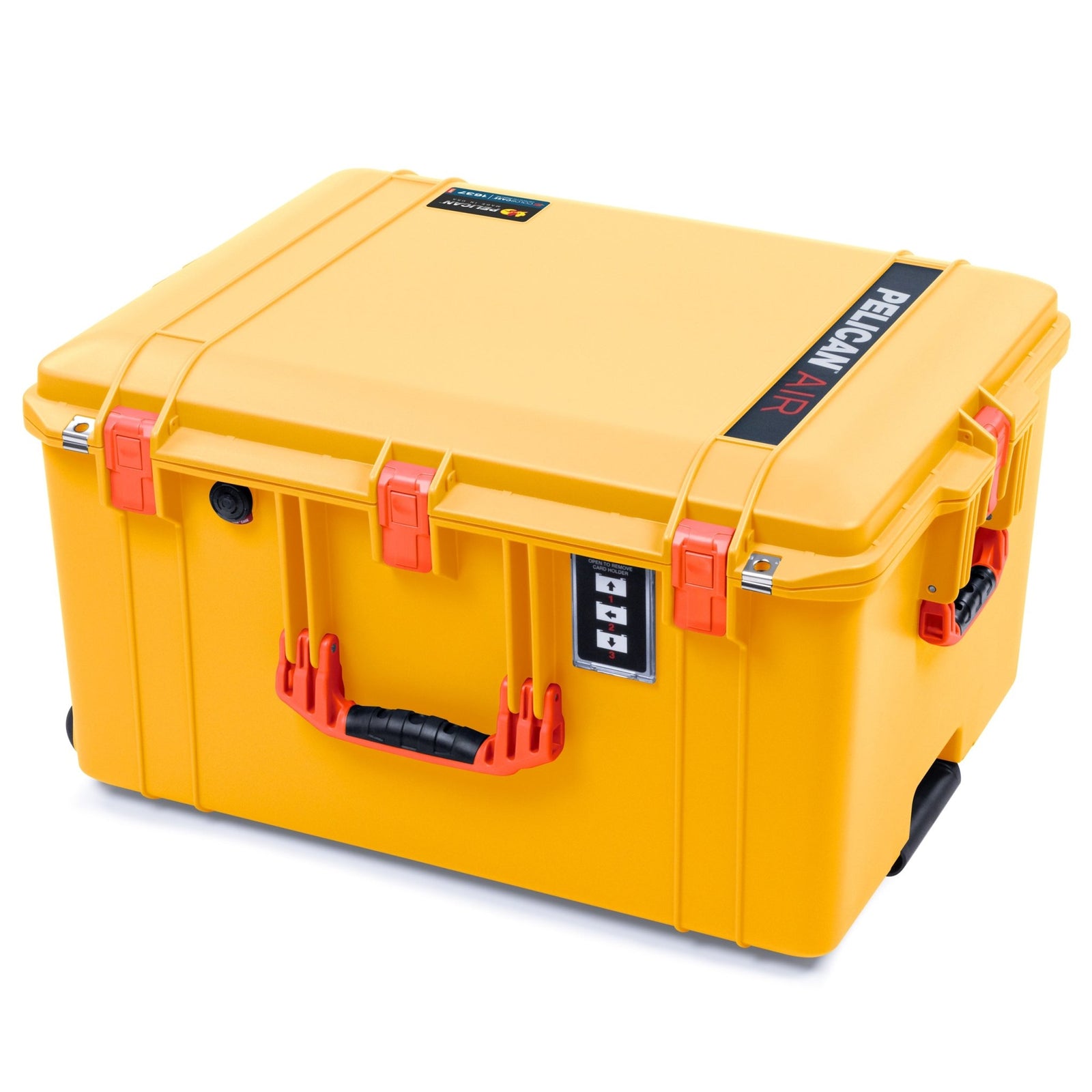 Pelican 1637 Air Case - Yellow & Orange - Empty (Case Only)