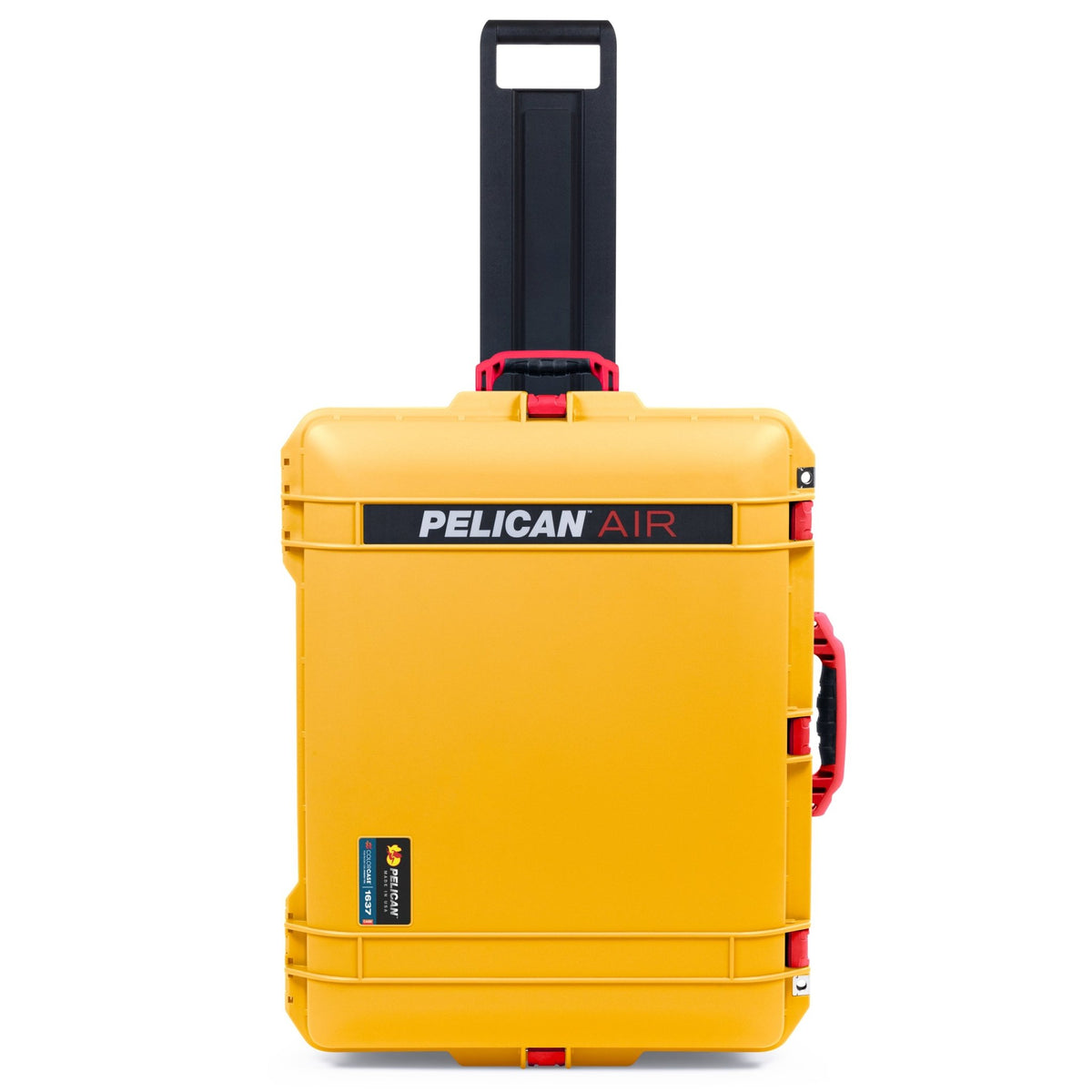 Pelican 1637 Air Case - Yellow &amp; Red TSA Latches - Empty (Case Only)