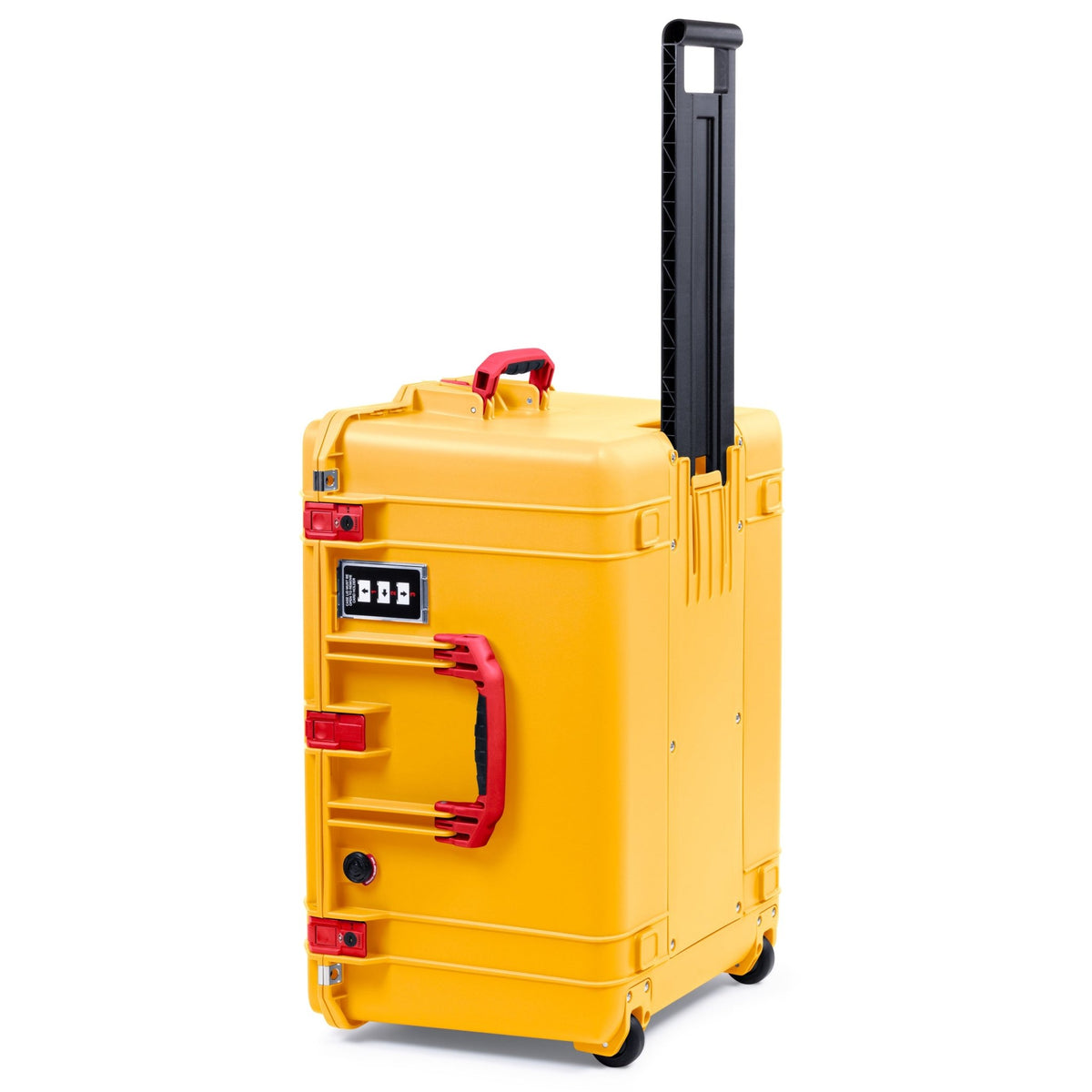 Pelican 1637 Air Case - Yellow &amp; Red TSA Latches - Empty (Case Only)