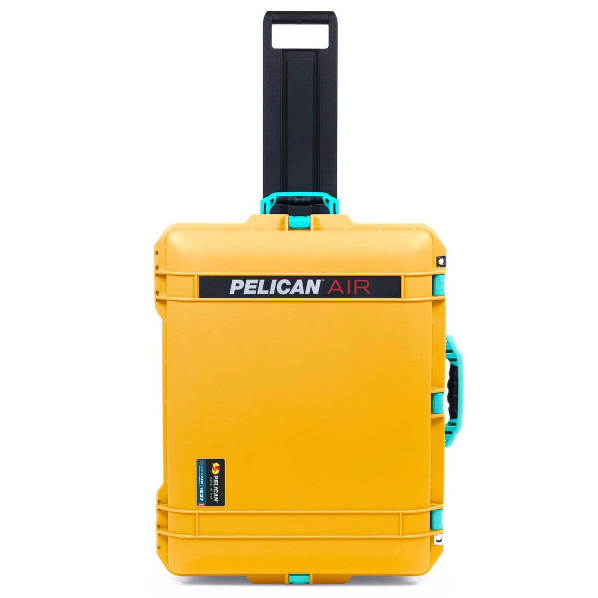 Pelican 1637 Air Case - Yellow &amp; Teal - Empty (Case Only)