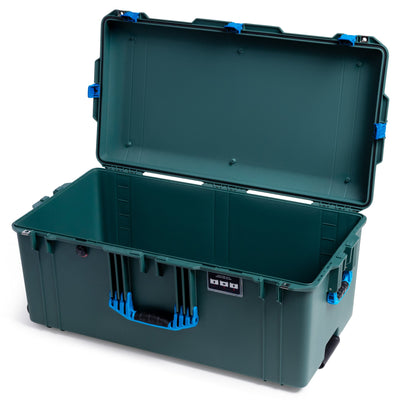 Pelican 1646 Air Case, Trekking Green with Blue Handles, Latches & Trolley None (Case Only) ColorCase 016460-0000-560-121-120