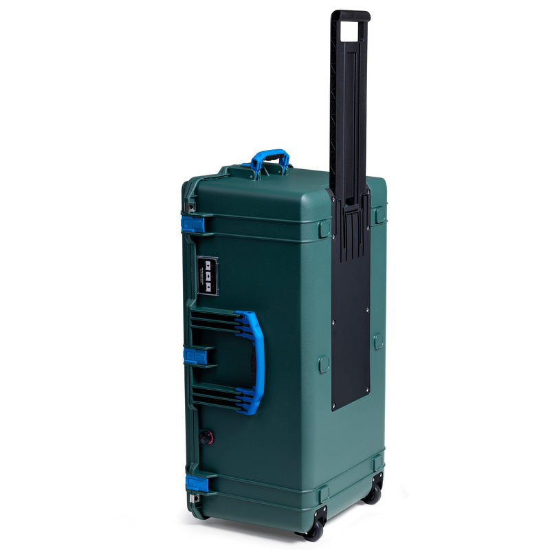 Pelican 1646 Air Case, Trekking Green with Blue Handles & Latches ColorCase 