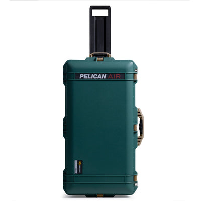 Pelican 1646 Air Case, Trekking Green with Desert Tan Handles & Latches ColorCase