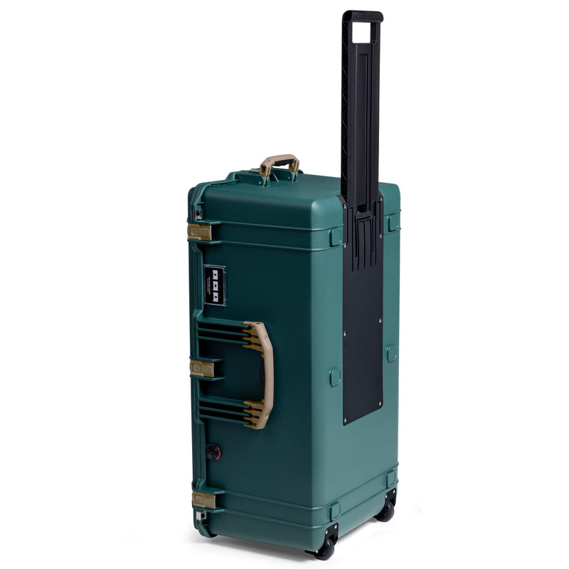 Pelican 1646 Air Case, Trekking Green with Desert Tan Handles & Latches ColorCase 