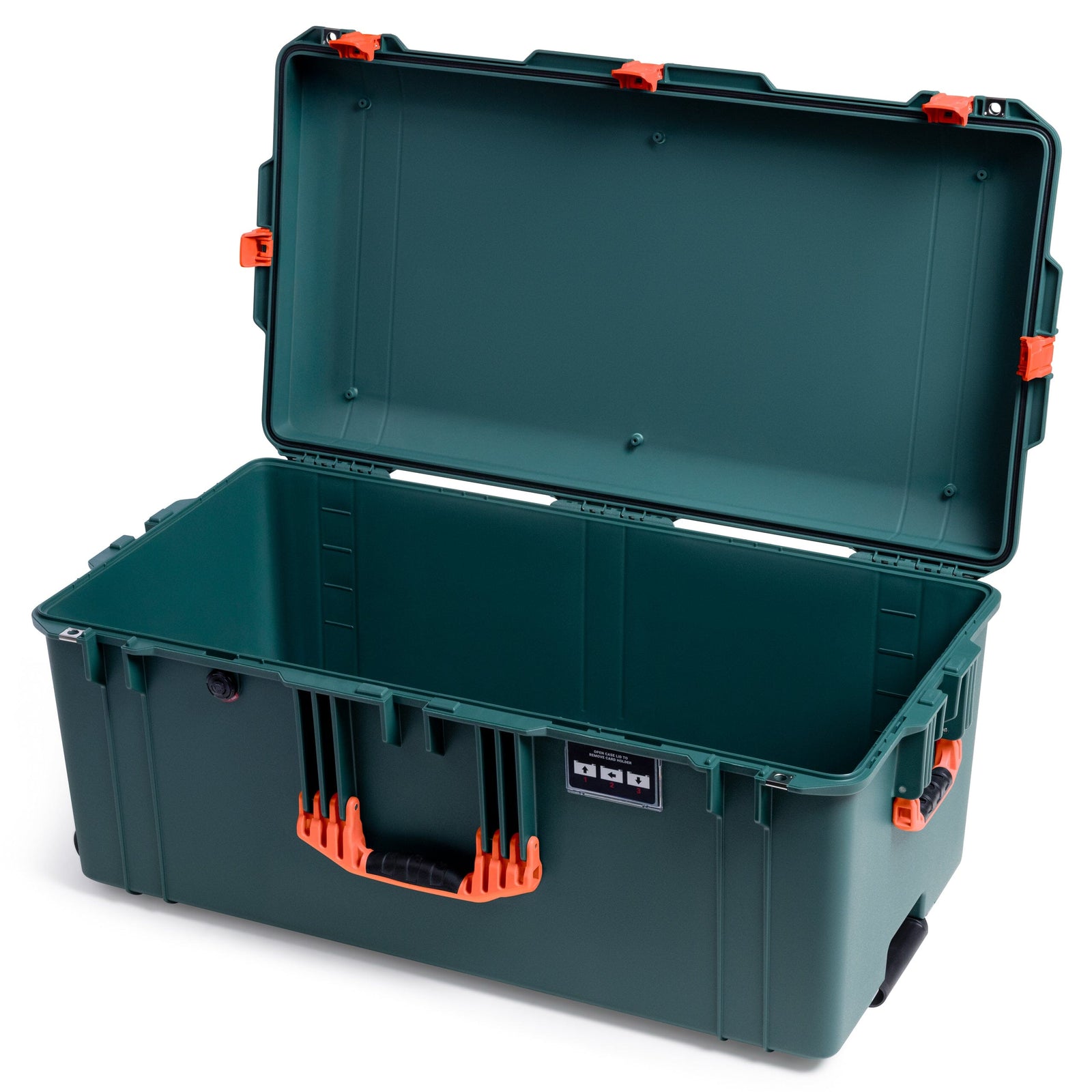 Pelican 1646 Air Case, Trekking Green with Orange Handles & Latches None (Case Only) ColorCase 016460-0000-560-151