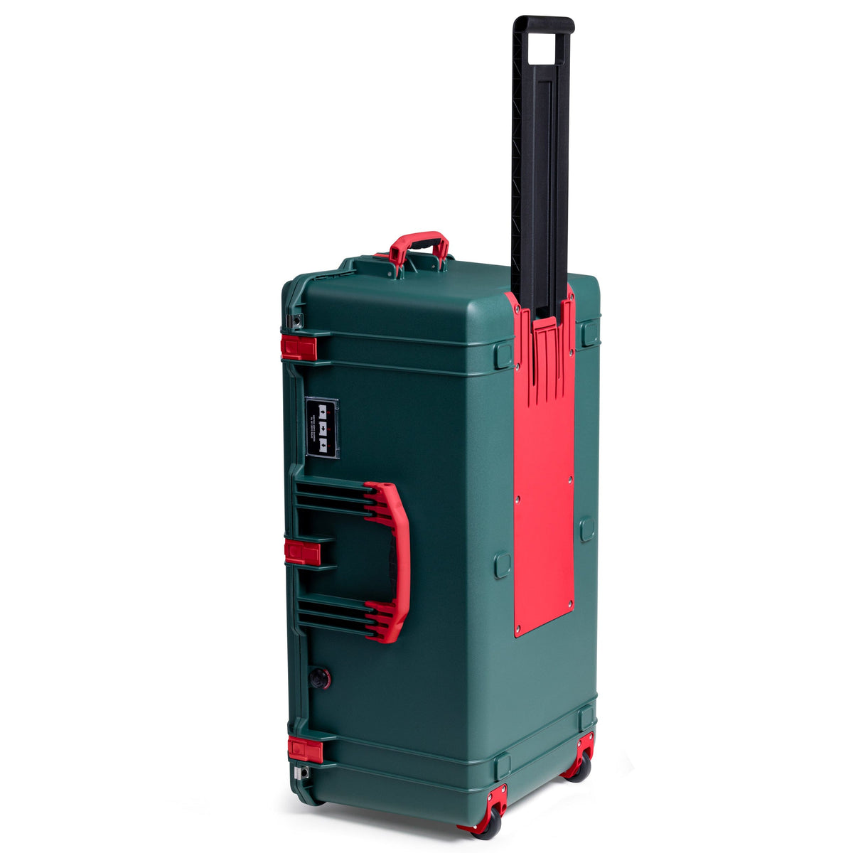 Pelican 1646 Air Case, Trekking Green with Red Handles, Latches &amp; Trolley ColorCase 