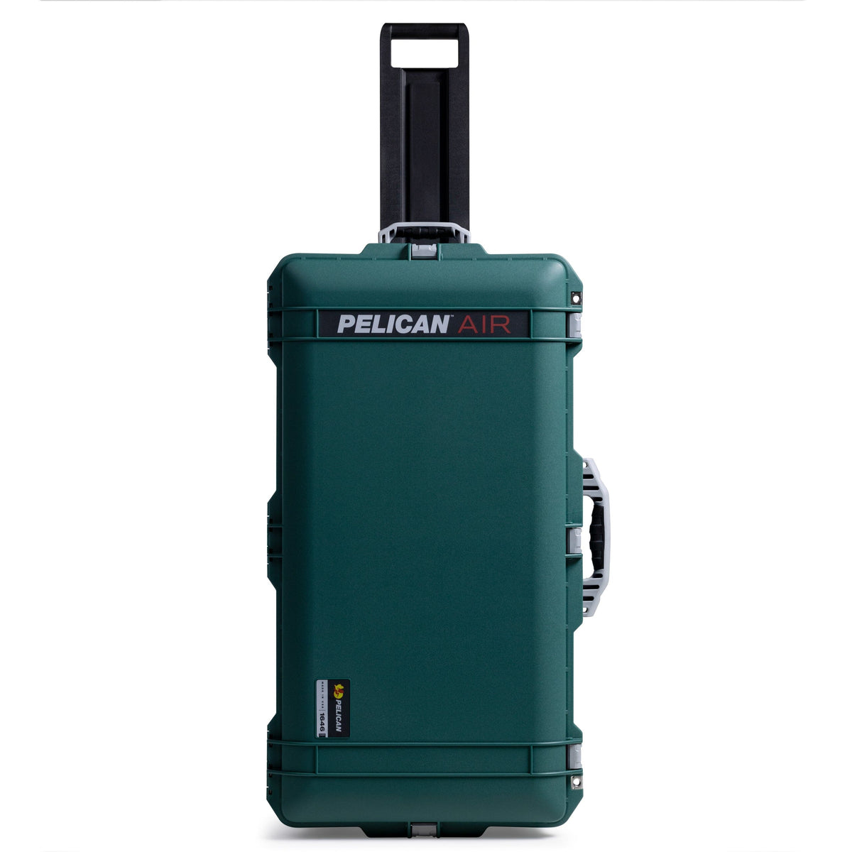 Pelican 1646 Air Case, Trekking Green with Silver Handles &amp; Latches ColorCase 