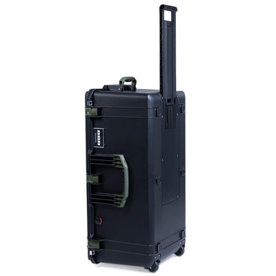 Pelican 1646 Air Case, Black with OD Green Handles & Latches ColorCase