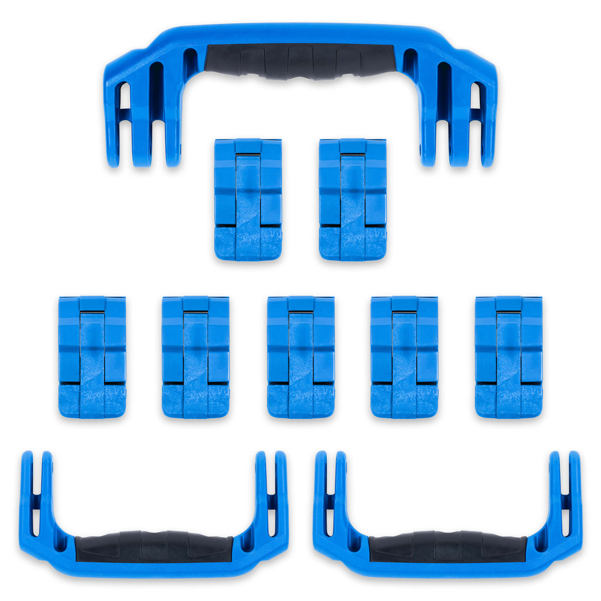 Pelican 1650 Replacement Handles &amp; Latches Set - Blue