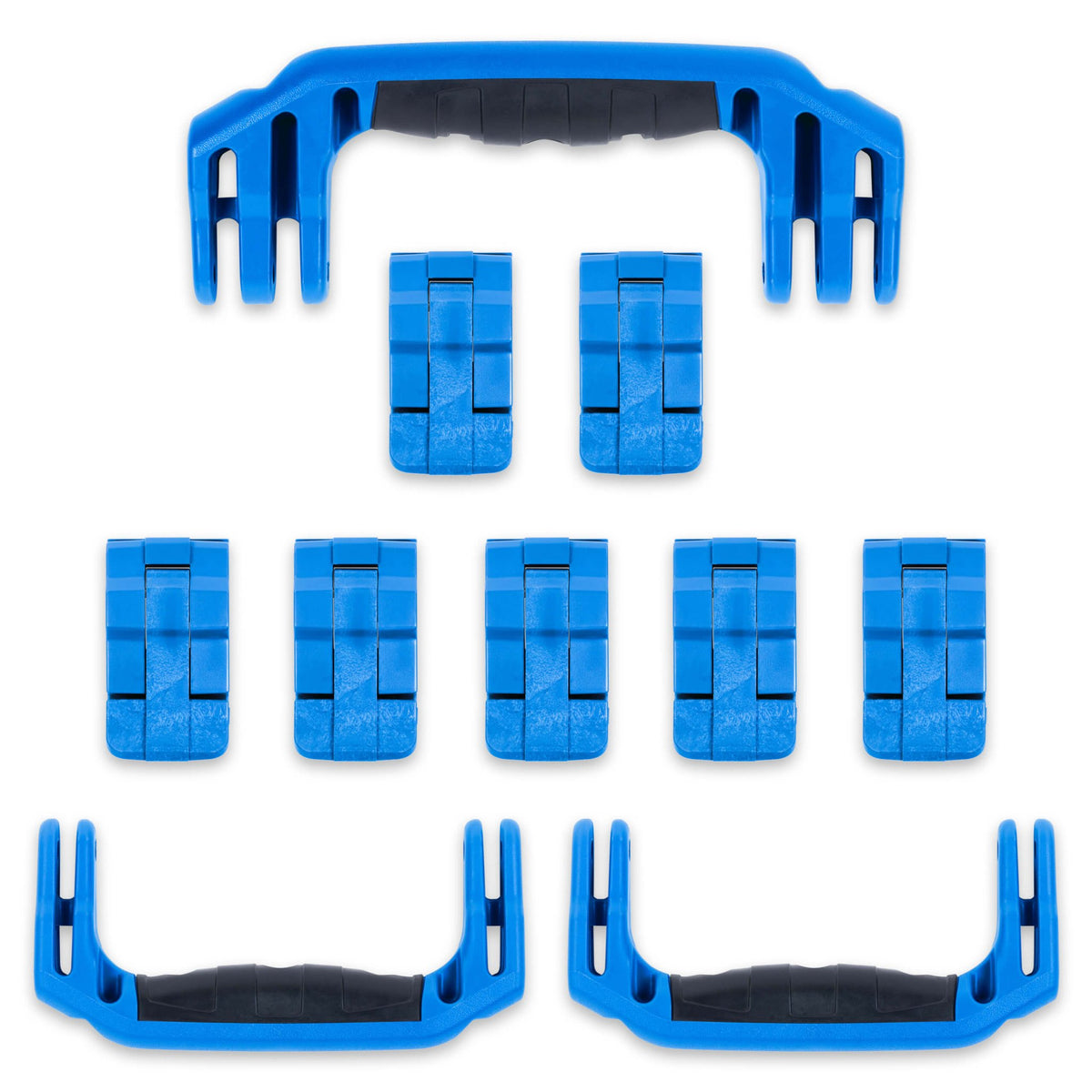 Pelican 1650 Replacement Handles &amp; Latches Set - Blue -