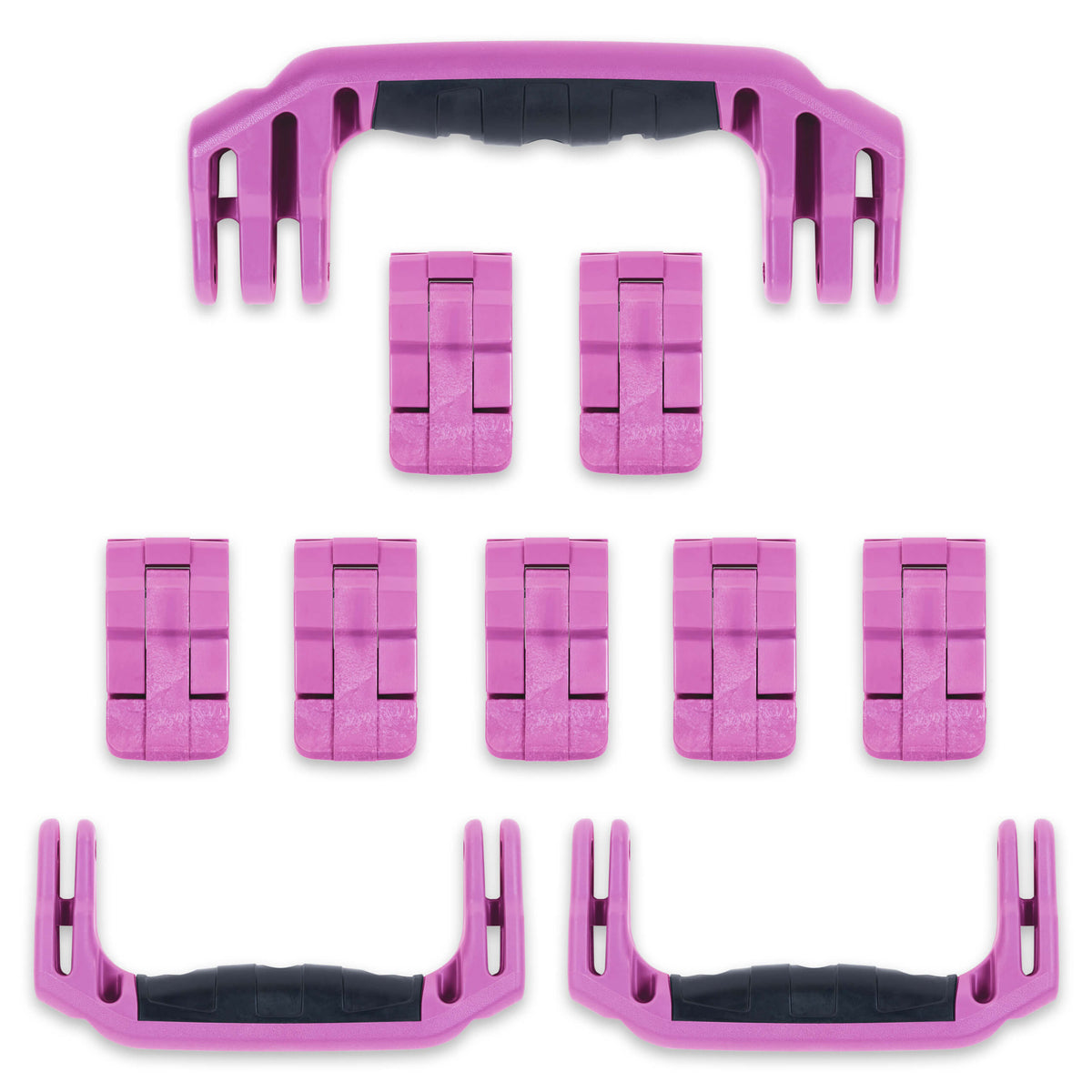 Pelican 1650 Replacement Handles &amp; Latches Set - Magenta