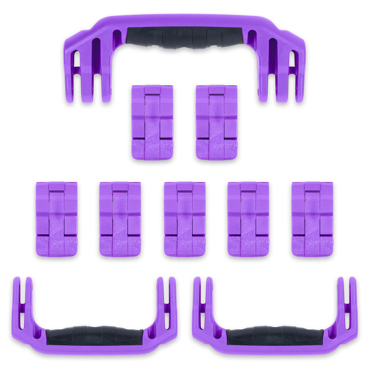 Pelican 1650 Replacement Handles &amp; Latches Set - Purple